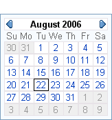 Calendario estilo  1